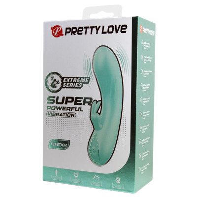 Vibratorius kiškučiukas Pretty Love DJ – 10 režimų, magnetinis USB