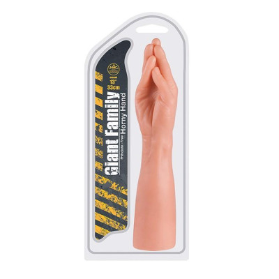 Gigantiškas dildo – raguota ranka 33 cm, 7 cm skersmens