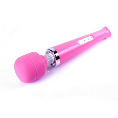 Magic Massager Wand USB, 10 funkcijų – rožinis masažuoklis