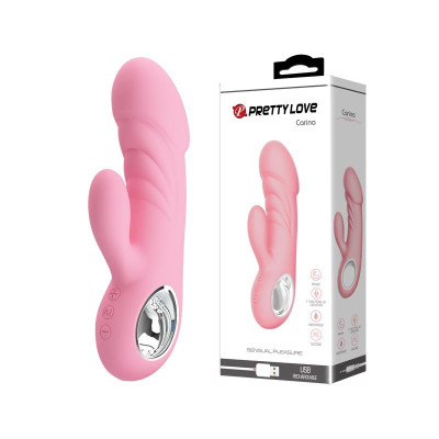 G taško vibratorius Pretty Love Ansel USB (7 režimai) - rožinis