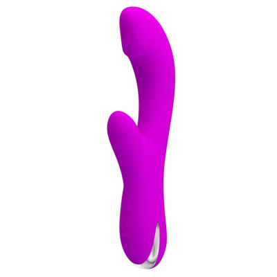 Vibratorius-kiškučiai Cornelius USB — šildomas, 12 režimų, silikoninis