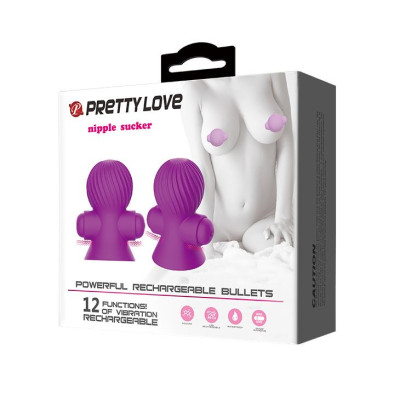 Spenelių siurblys‑vibratorius Pretty Love — 12 vibracijos funkcijų