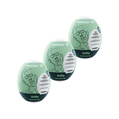 Masturbator-Eggs (set of 3 Riffle)