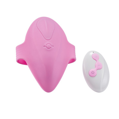 Mini vibratorius (strap-on) 10 režimų su belaidžiu pulteliu
