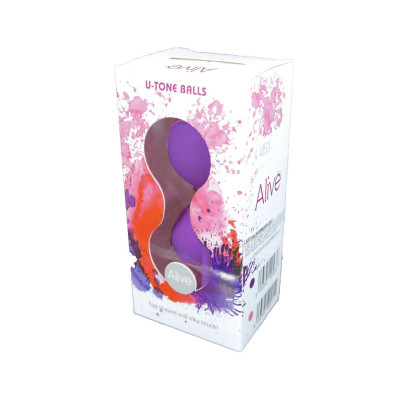 Makšties rutuliukai Geisha Lastic Balls (poroje) – violetinė