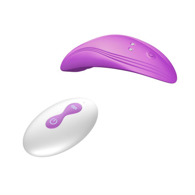 Mini silikoninis įkraunamas vibratorius (itin plonas) – violetinis