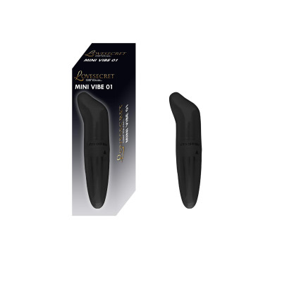 Mini G taško vibratorius LoveSecret Sensual LS42 – juodas