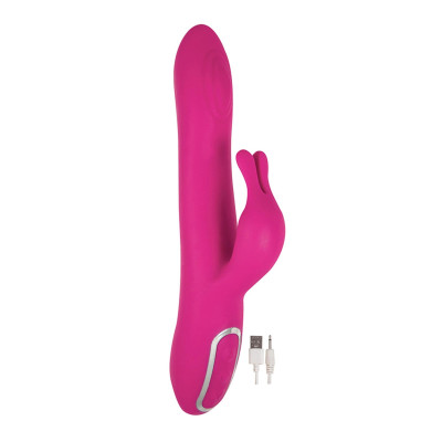 Vibratorius kiškučiukas Isabella – 5 režimai, USB, rožinis