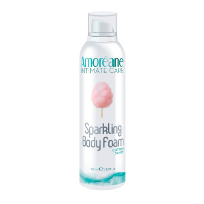 Kūno putos „Cukrinė vata“ 150 ml – saldžios, blizgios masažo putos