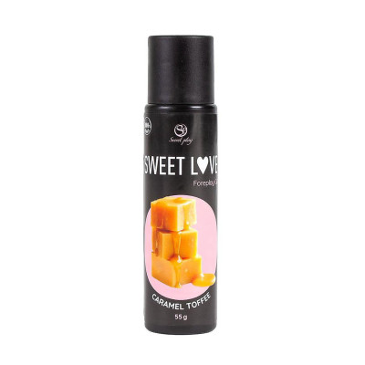 Valgomas karamelinis tofi gelis lubrikantas, 60 ml — Sweet Love