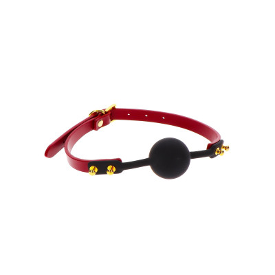 Silicone Ball Gag Red