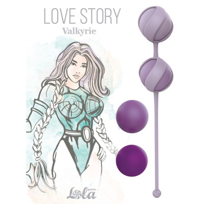 Love Story Valkyrie – silikoniniai makšties kamuoliukai (4 svoriai)