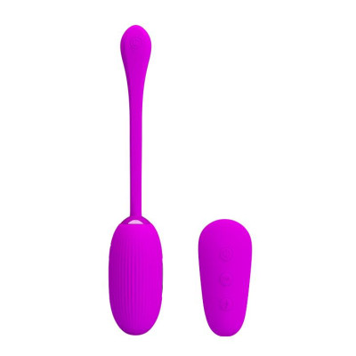 Kiaušinėlis su pulteliu Pretty Love – įkraunamas violetinis, 7 režimai