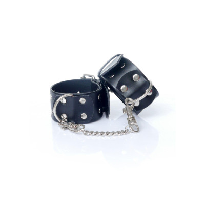 Antrankiai Fetish B su kniedėmis, dirbtinė oda 4 cm
