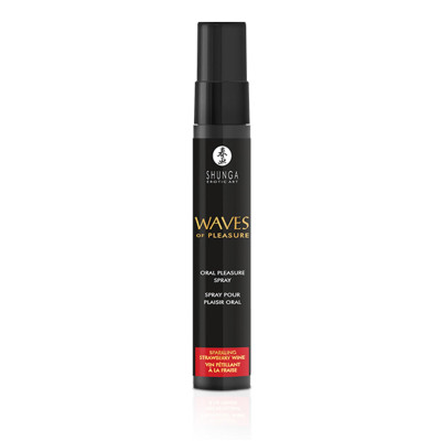 Oralinis purškiklis Waves — braškinis aromatas | Lubrikantai su skoniu