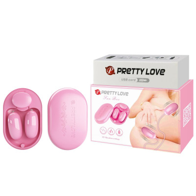 Kulkinis mini vibratorius su laidiniu pulteliu – 12 režimų (rožinė)