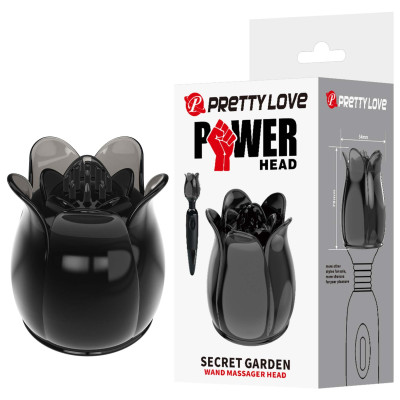 Galvutė PowerWand masažuokliui — Pretty Love keičiamas antgalis