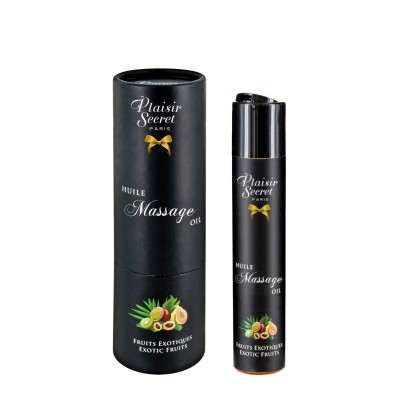 Masažo aliejus Plaisir Secret – egzotinių vaisių, 59 ml