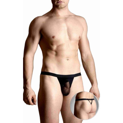 Mens thongs 4494 - black M/L